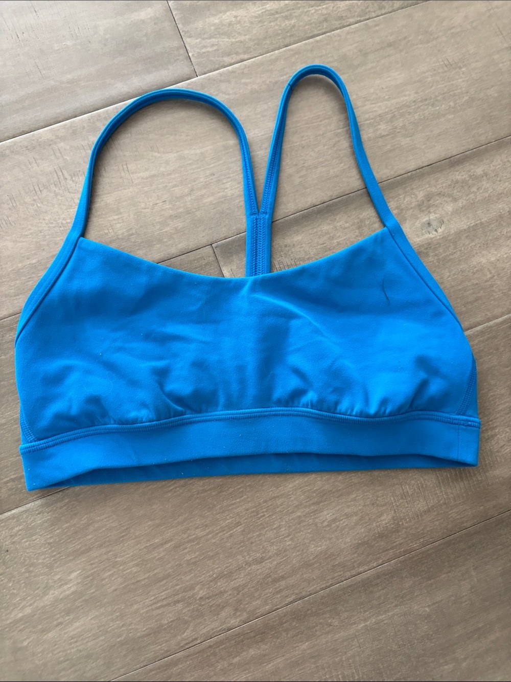Women's Bright Blue Bralette - Sleek Support